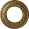 Ekena Millwork Salem Ceiling Medallion (Fits Canopies up to 7 1/8"), 13 1/4"OD x 7 1/8"ID x 7/8"P, Pale Gold CM13SAPAS - alternate 1